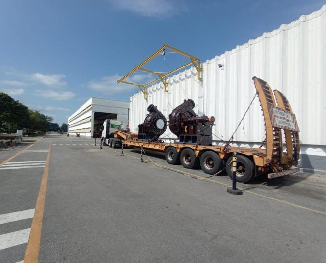 CargaEspcial2 Transporte de carga especial pelo Grupo Arizona para o norte do país